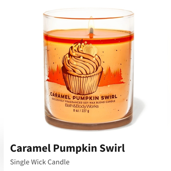 BNIB Caramel Pumpkin Swirl Candle, Bath & Body Works, Single wick, Never used - Picture 1 of 9